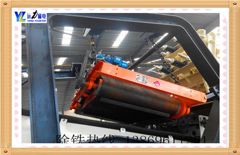 礦山磚廠鋼筋建筑垃圾永磁除鐵器自動卸鐵 礦山磚廠鋼筋建筑垃圾永磁除鐵器自動卸鐵