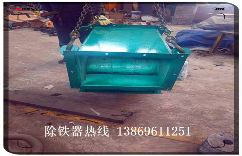 管道強(qiáng)磁除鐵器，管道強(qiáng)磁除鐵器磁棒式結(jié)構(gòu)圖_遠(yuǎn)力管道強(qiáng)磁除鐵器磁棒式12000高斯 可定制工作原理_安裝示意圖 