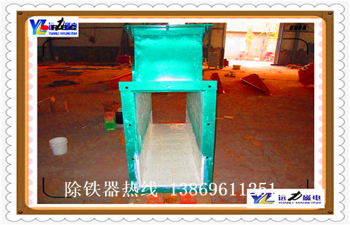 不銹鋼管道除鐵器，西藏不銹鋼管道除鐵器遠力_西藏不銹鋼管道除鐵器應(yīng)用安裝示意圖型12000高斯_可定制工作原理