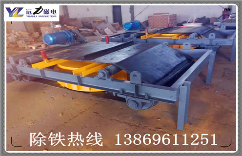 煤礦帶式電磁除鐵器，河北煤礦帶式電磁除鐵器_規(guī)格型號_河北煤礦帶式電磁除鐵器安裝效果適用范圍的工作原理